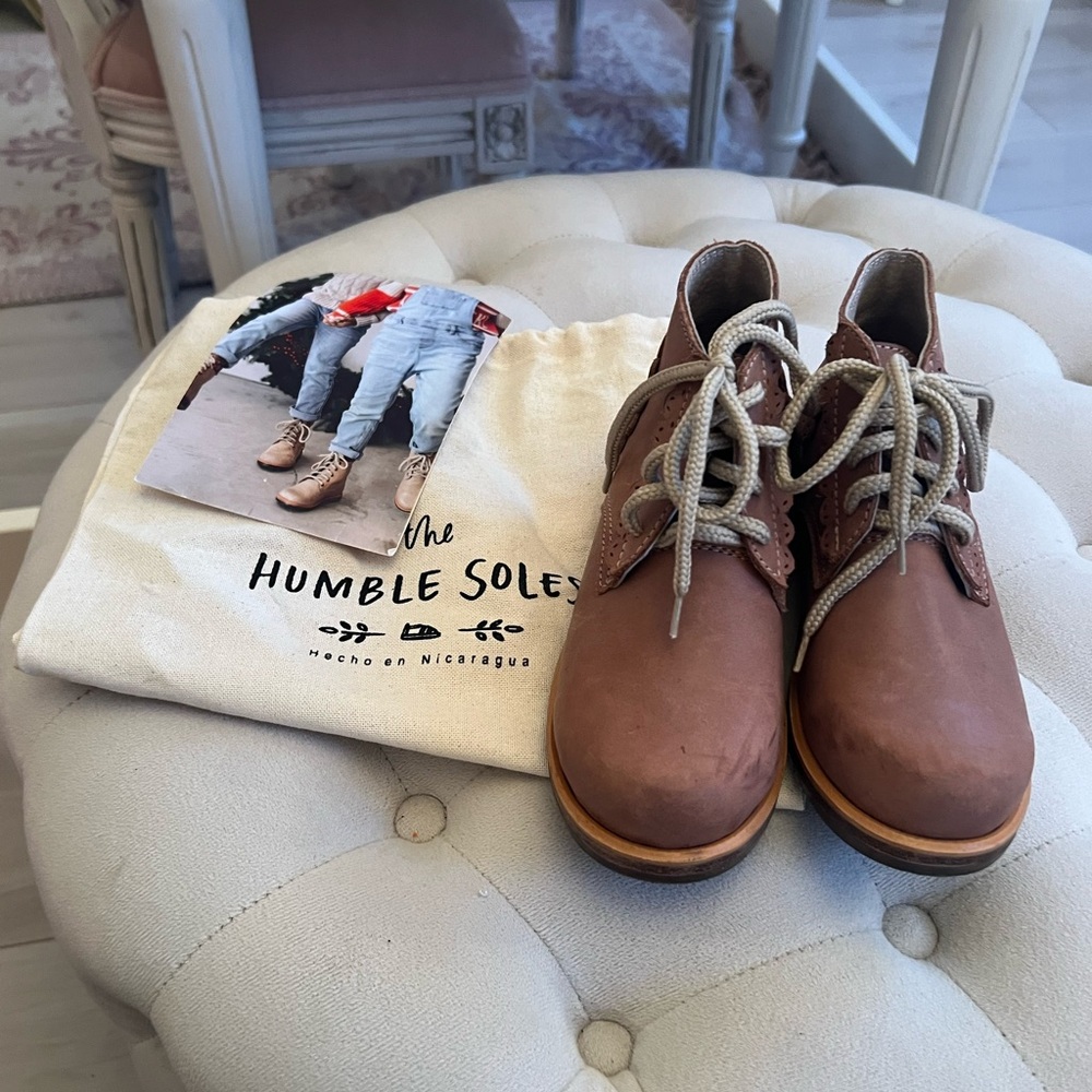 The Humble Soles Brown Leather Boots size 11